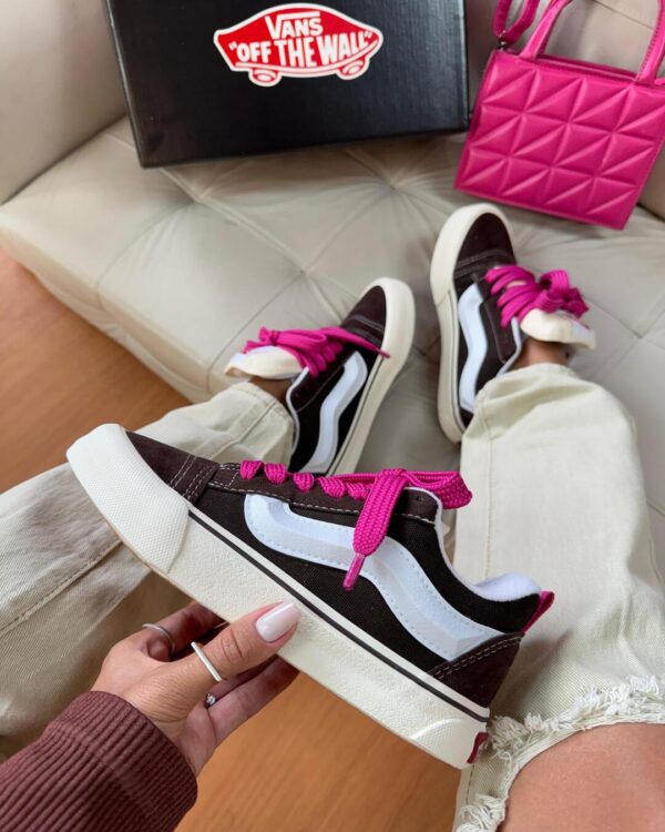 Vans Knu Skool Marrom/Pink - Imagem 2