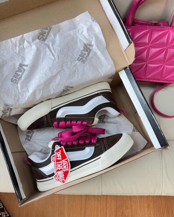 Vans Knu Skool Marrom/Pink - Imagem 3