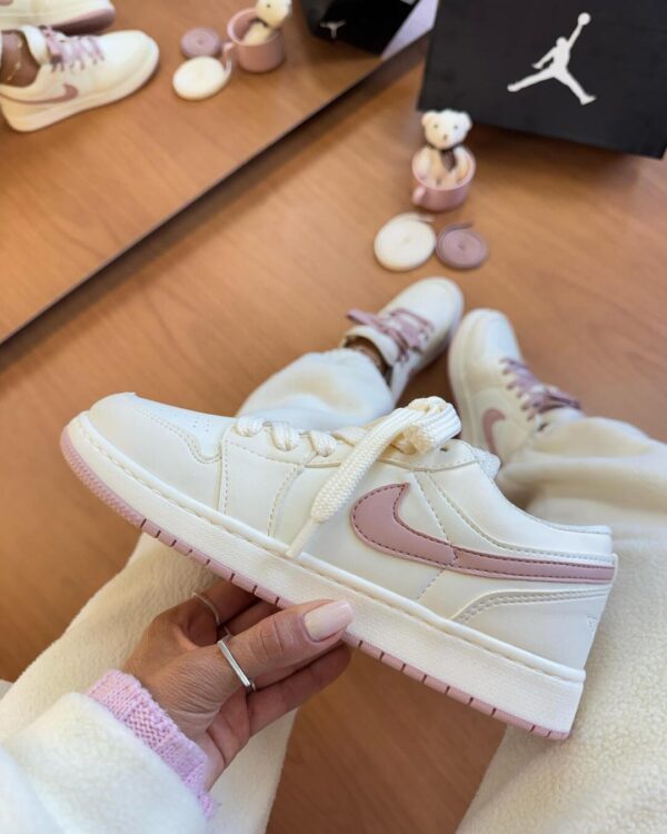Air Jordan 1 Low Branco/Rose