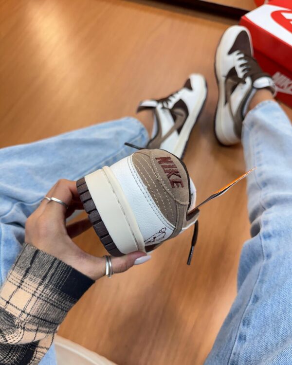 Dunk Low Pro Marrom/Branco - Imagem 5