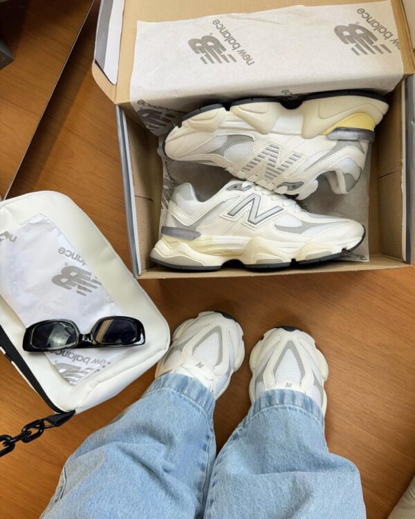 New Balance 9060 Branco Cinza - Imagem 4