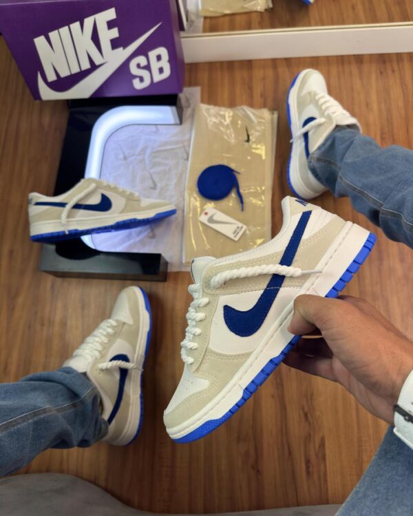 Dunk Low Pro Off White/Azul - Imagem 2