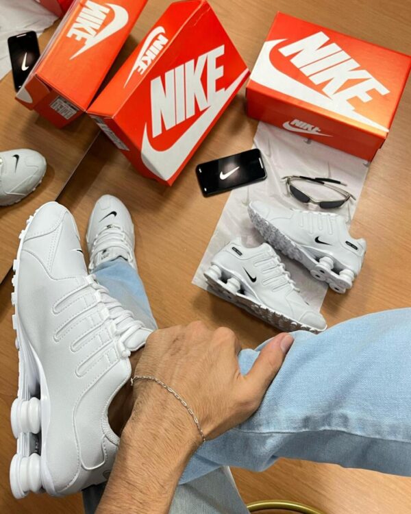NIKE SHOX BRANCO - Imagem 6